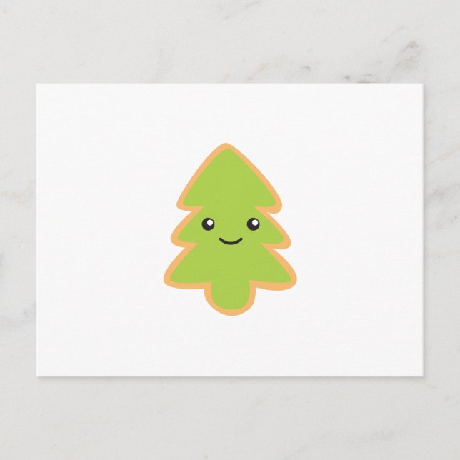 Julgran Cookie Helg Vykort (Framsida)