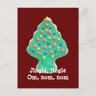 Julgran Cookie Helg Vykort