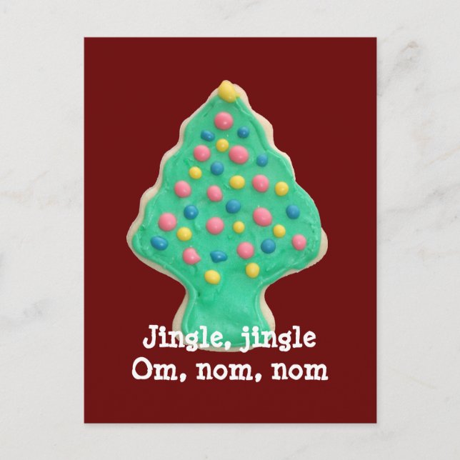 Julgran Cookie Helg Vykort (Framsida)