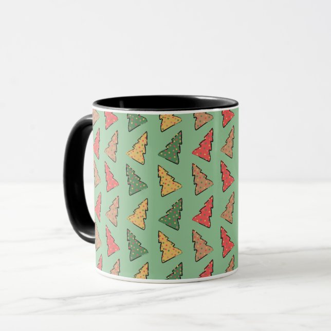 Julgran Cookies Mugg (Framsida vänster)