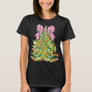 Julgran Coquette Bow Rosa jul Manar Wom T Shirt