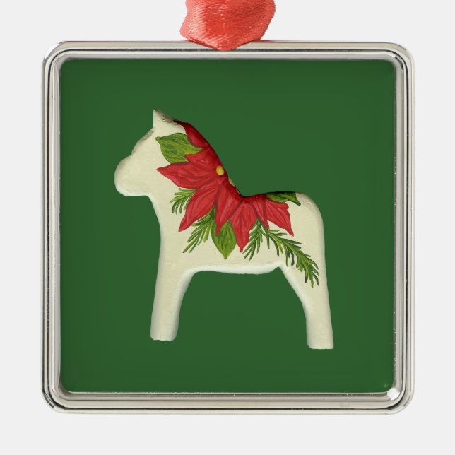 Julgran Dalahäst Ornament (Framsidan)