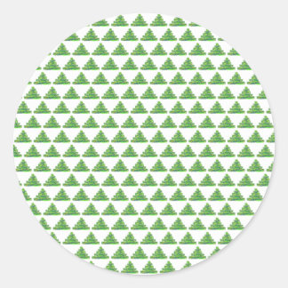 Julgran-dekal Runt Klistermärke