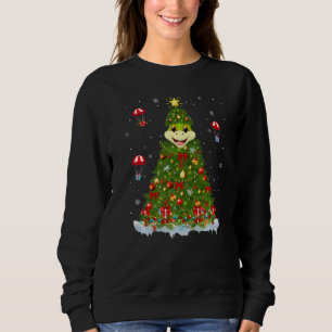 Julgran Dekoration Ljus Santa Giftpil Daggmask T Shirt
