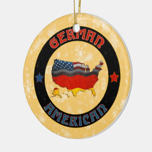 Julgran Dekoration Tyska amerikanska Karta