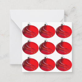 Julgran-dekorkort Anteckningskort