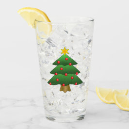 Julgran Design Drickglas Glaskopp