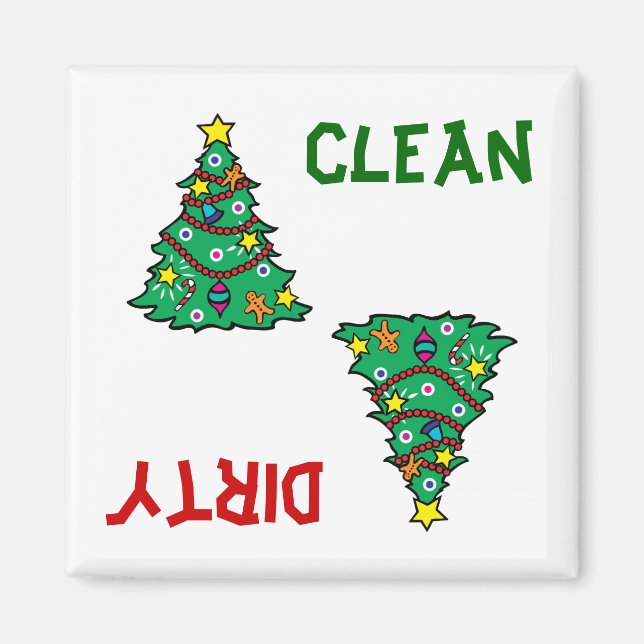 Julgran Dishwasher Magnet (Framsidan)