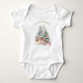 Julgran Dovhjort Baby:s första jul T Shirt