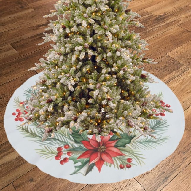 Julgran duk tallkrans  julgransmatta borstad polyester (Skapare uppladdad)