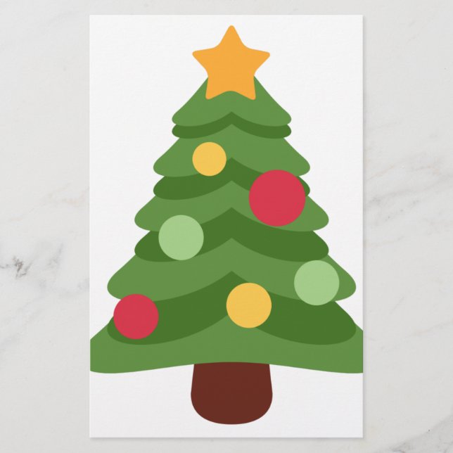 julgran emojis brevpapper (Framsida)