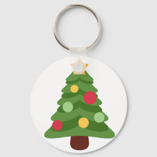 julgran emojis nyckelring