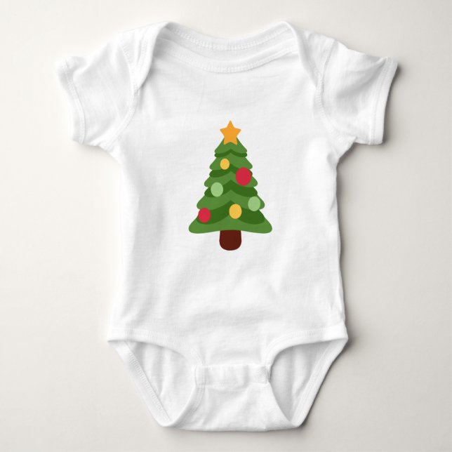 julgran emojis t-shirt (Framsida)