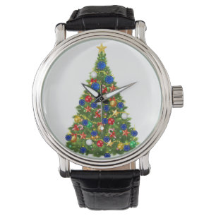 Julgran - Europeiska unionens Flagga EU-euro - b Armbandsur