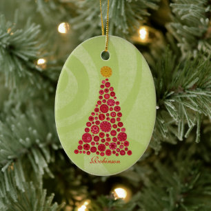 Julgran Familjenamn Ornament Minne