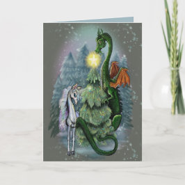 Julgran Fantasy-kort Helgkort