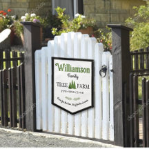 Julgran Farm Door Dekoration