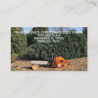 Julgran Farm Visitkort