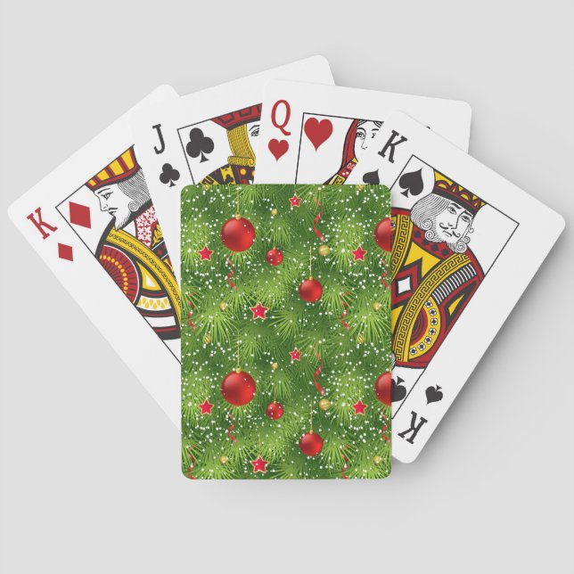 Julgran Festive Helgdag Ugly Julafton Sweater Casinokort (Baksidan)
