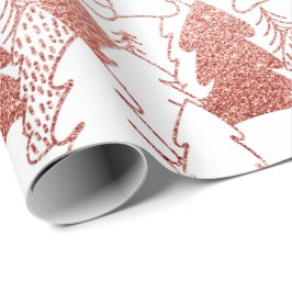 Julgran Finare Glitter Ice Ro Guld White Presentpapper