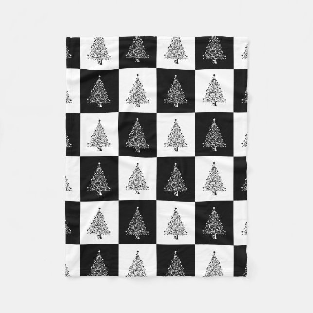 Julgran Fleecefilt (Framsidan)