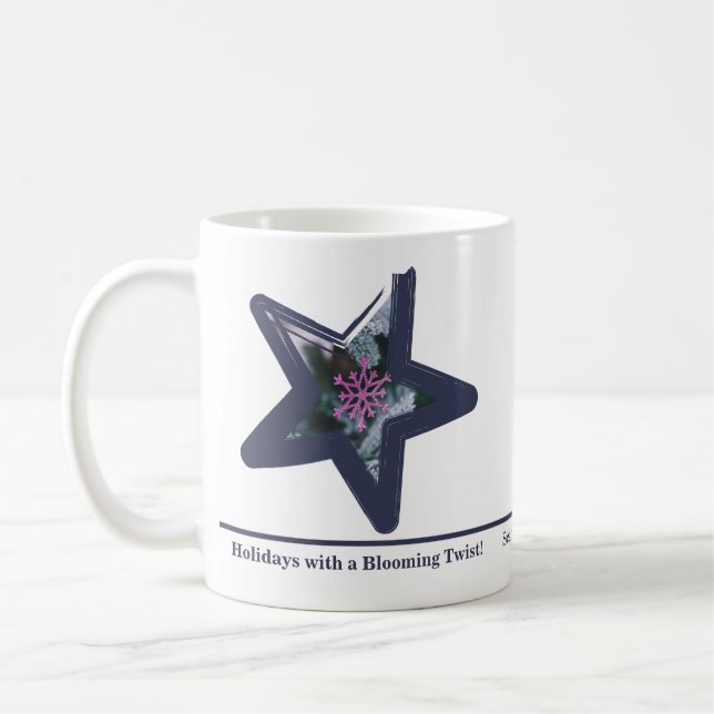🌟 Julgran Florist-kampanjen Star-Shaped Kaffemugg (Vänster)