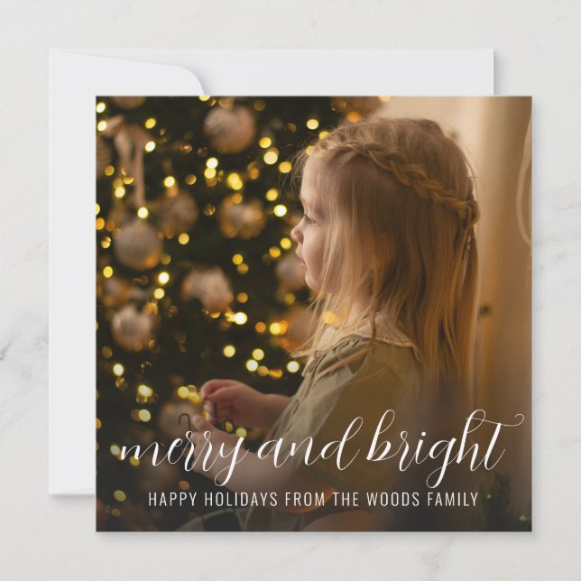 Julgran för julkort (Framsida)