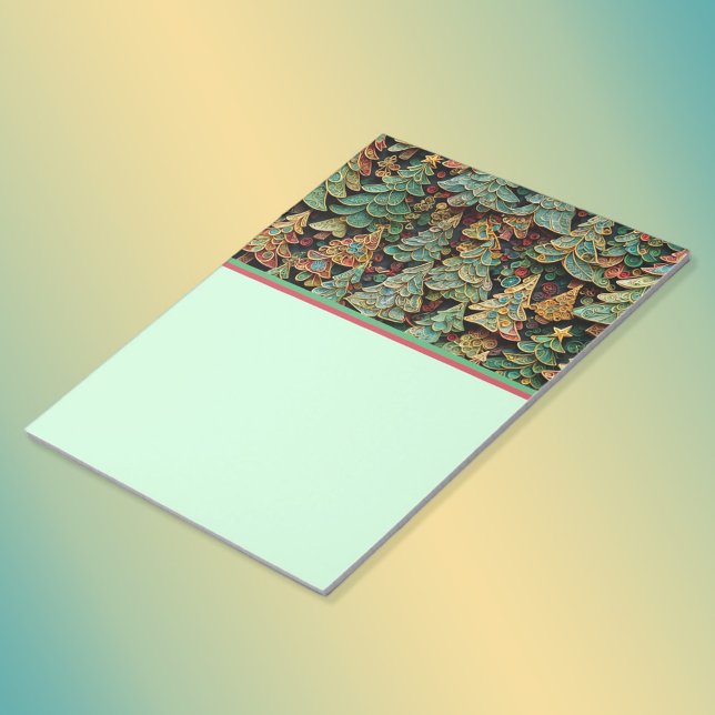 Julgran Forest Whimsey Stationery Anteckningsblock (Skapare uppladdad)