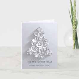 Julgran Företags Hälsning Ornament Helgkort