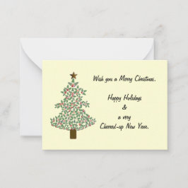 Julgran från Arktis Anteckningskort