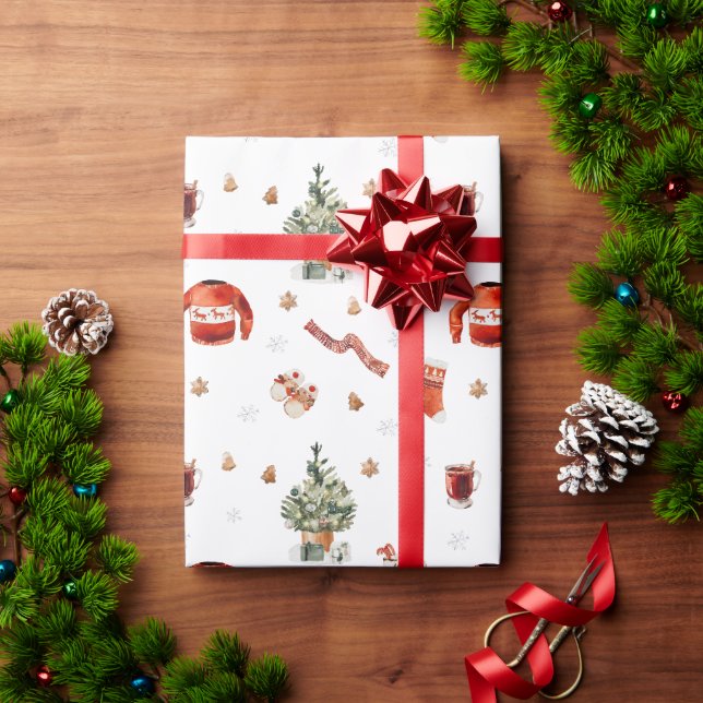 Julgran & ful festsweater presentpapper (Julgåva)