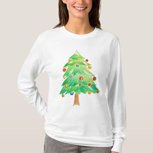 Julgran - ful jultröja tröja (Framsida)