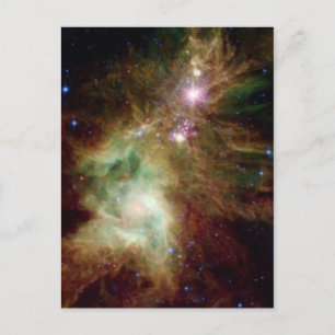 Julgran Galaxy Helg Vykort