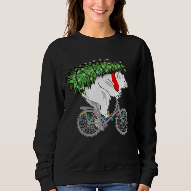 Julgran-gåva av matavfall för cyklist t shirt (Framsida)