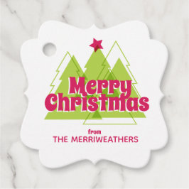 Julgran Gift Märkre Gåvor Etiketter