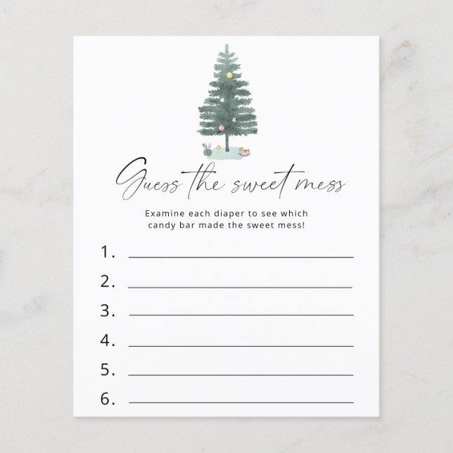 Julgran - Gissa det svenska  spelet (Framsida)