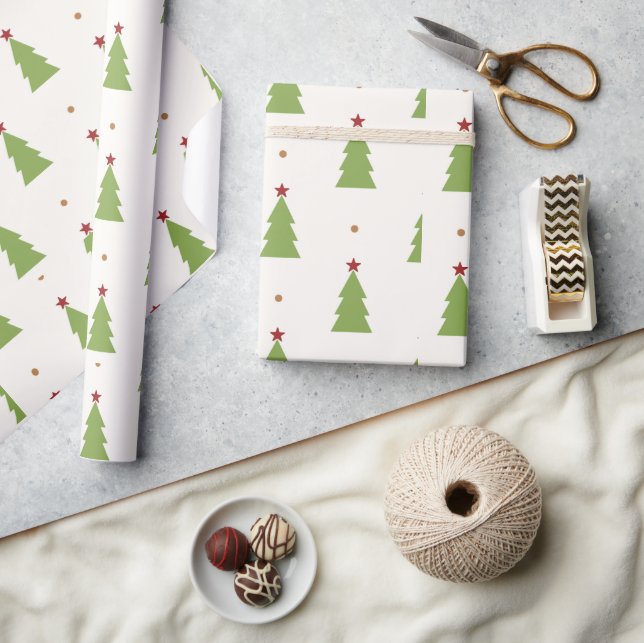 Julgran Glad jul Högtidlig present  Presentpapper (Hantverk)