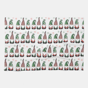 Julgran Gnomes Mönster Kökshandduk