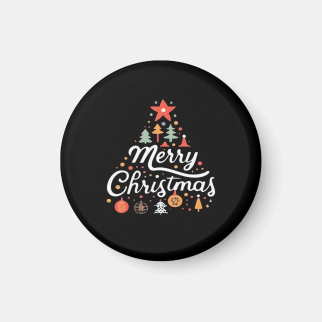 Julgran God Jul Klassiker Magnet (Framsidan)