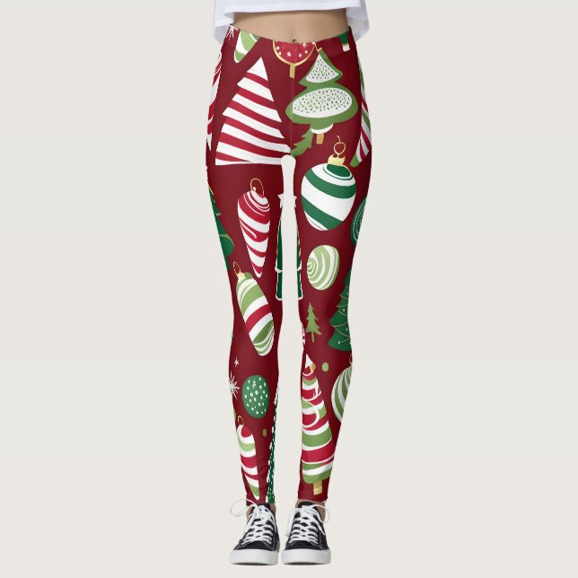 julgran godis prydnadsfigur leggings (Framsida)