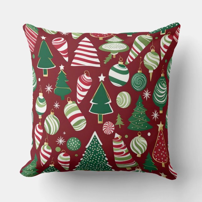 julgran godisornament kudde (Framsida)