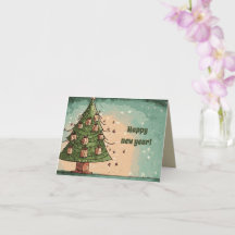 Julgran Gott nytt år