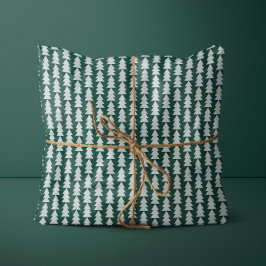 Julgran-grafik med modern geometrisk blå grönt presentpapper