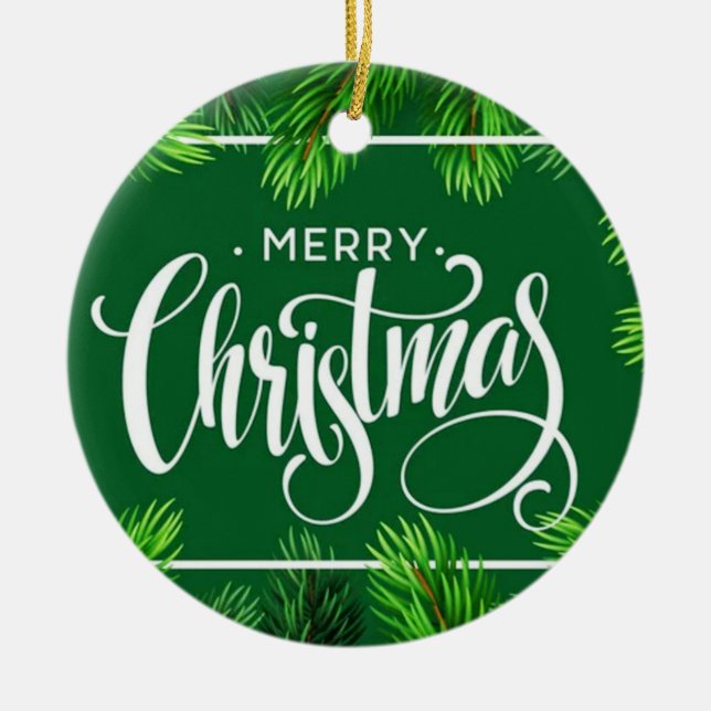 Julgran Grenar Gräns Julgransprydnad Keramik (Framsidan)