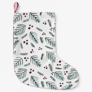 Julgran grenar och bär - säl liten julstrumpa