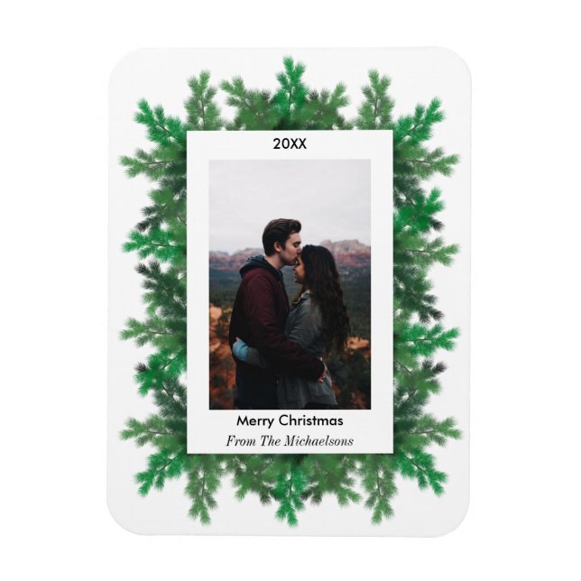 Julgran Grenar Photo Magnet (Vertikal)