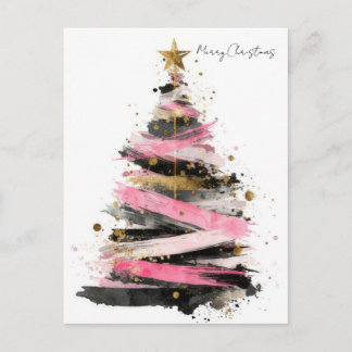 Julgran Hälsning Helg Vykort