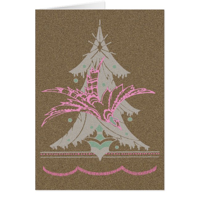 Julgran Hälsningskort (Framsidan)