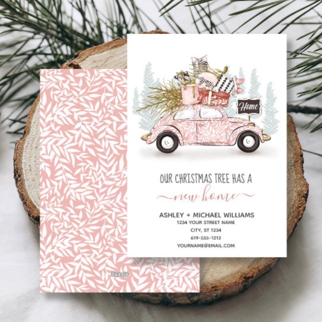 Julgran har en ny Flytta för vattenfärgen Home Wat Julkort (Skapare uppladdad)