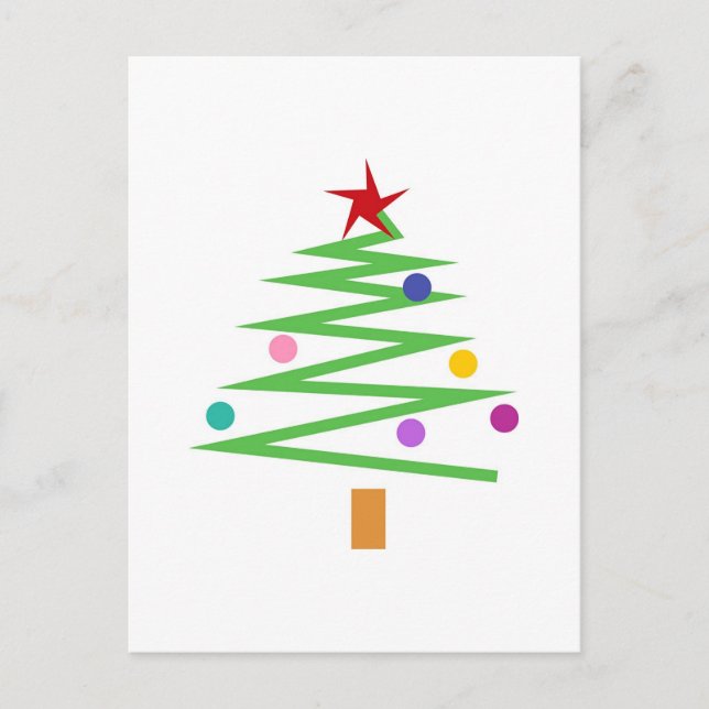 Julgran Helg Vykort (Framsida)